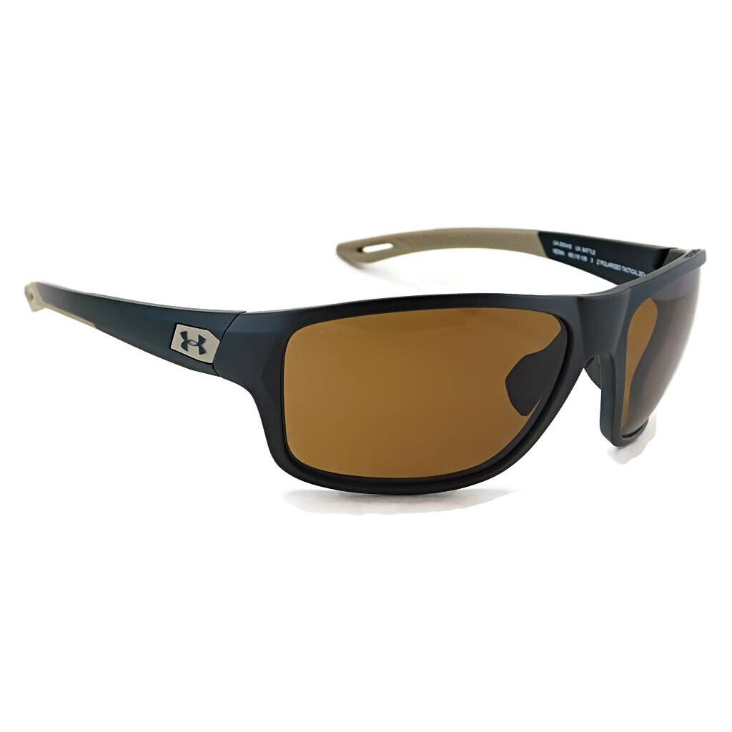 Under Armour Battle Polarized Tactical Z87+ Sunglasses Mt Baroque / Brown Lens