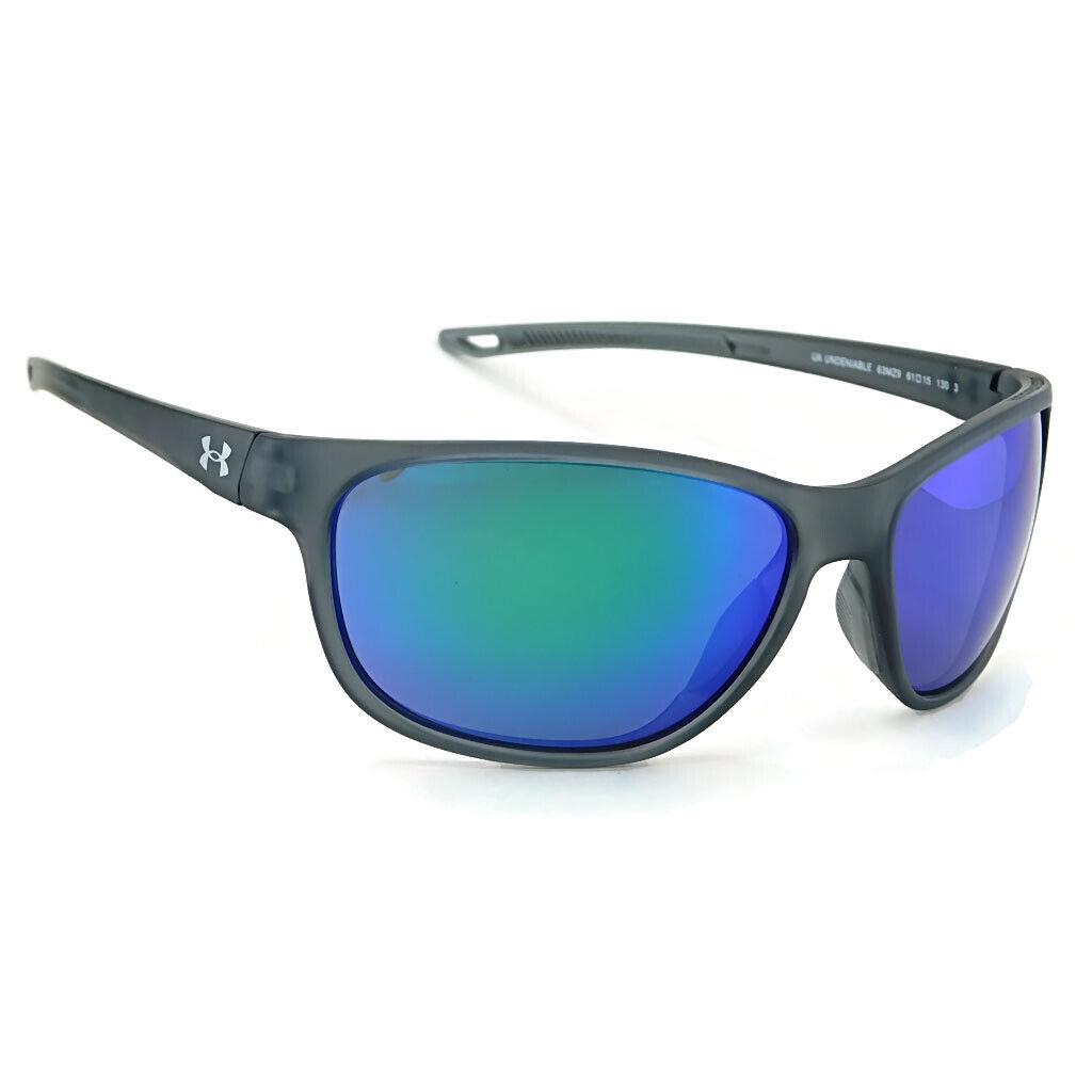 Under Armour Undeniable Sunglasses Matte Concrete / Green Mirror Lens