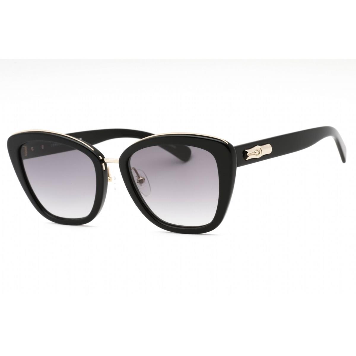 Longchamp Women`s Sunglasses Black Plastic Cat Eye Full Rim Frame LO687S 001