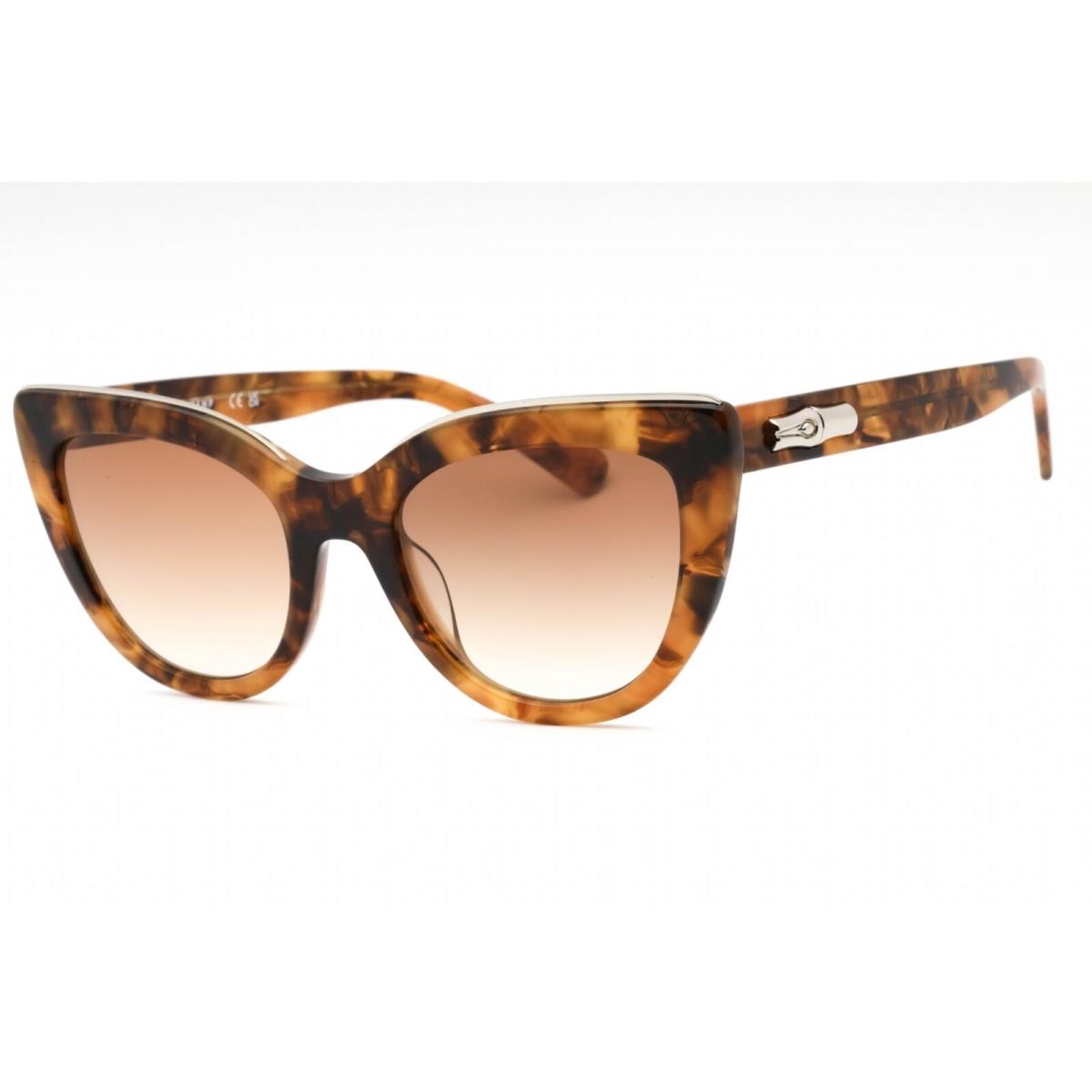 Longchamp Women`s Sunglasses Vintage Havana Plastic Cat Eye Frame LO686S 221