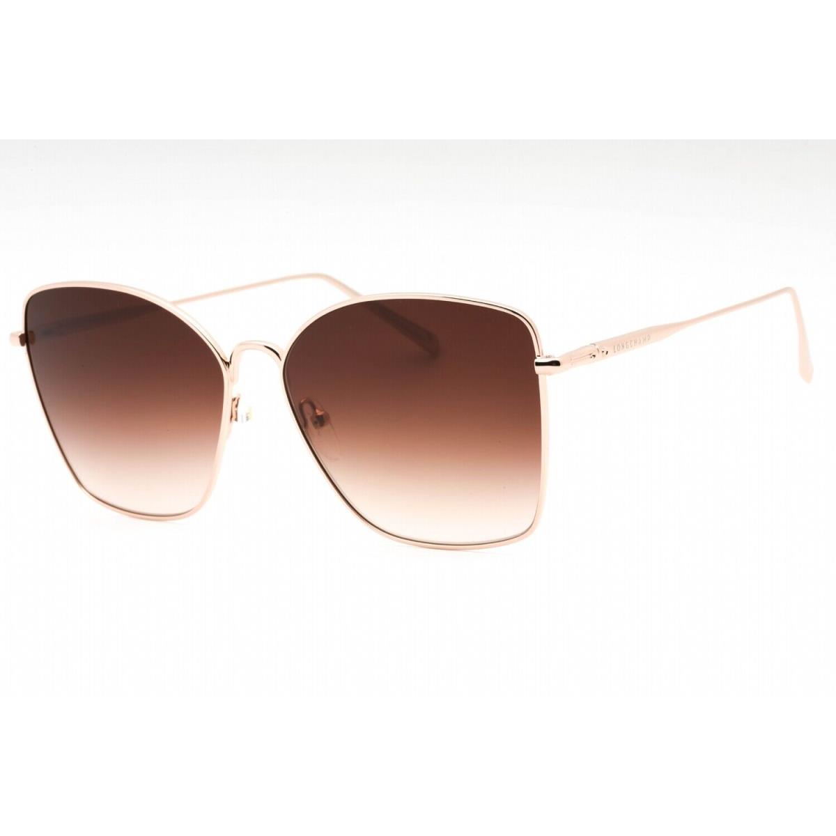 Longchamp LO117S-770-60 Sunglasses Size 60mm 140mm 15mm Rosegold Women