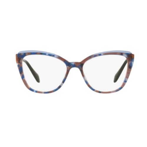 Miu Miu Optical Women`s Havana Eyeglass Frames MU02QV 1081O1 51