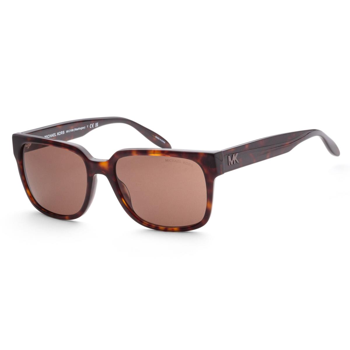 Michael Kors Men`s MK2188-300673 Washington 57mm Dark Tortoise Sunglasses