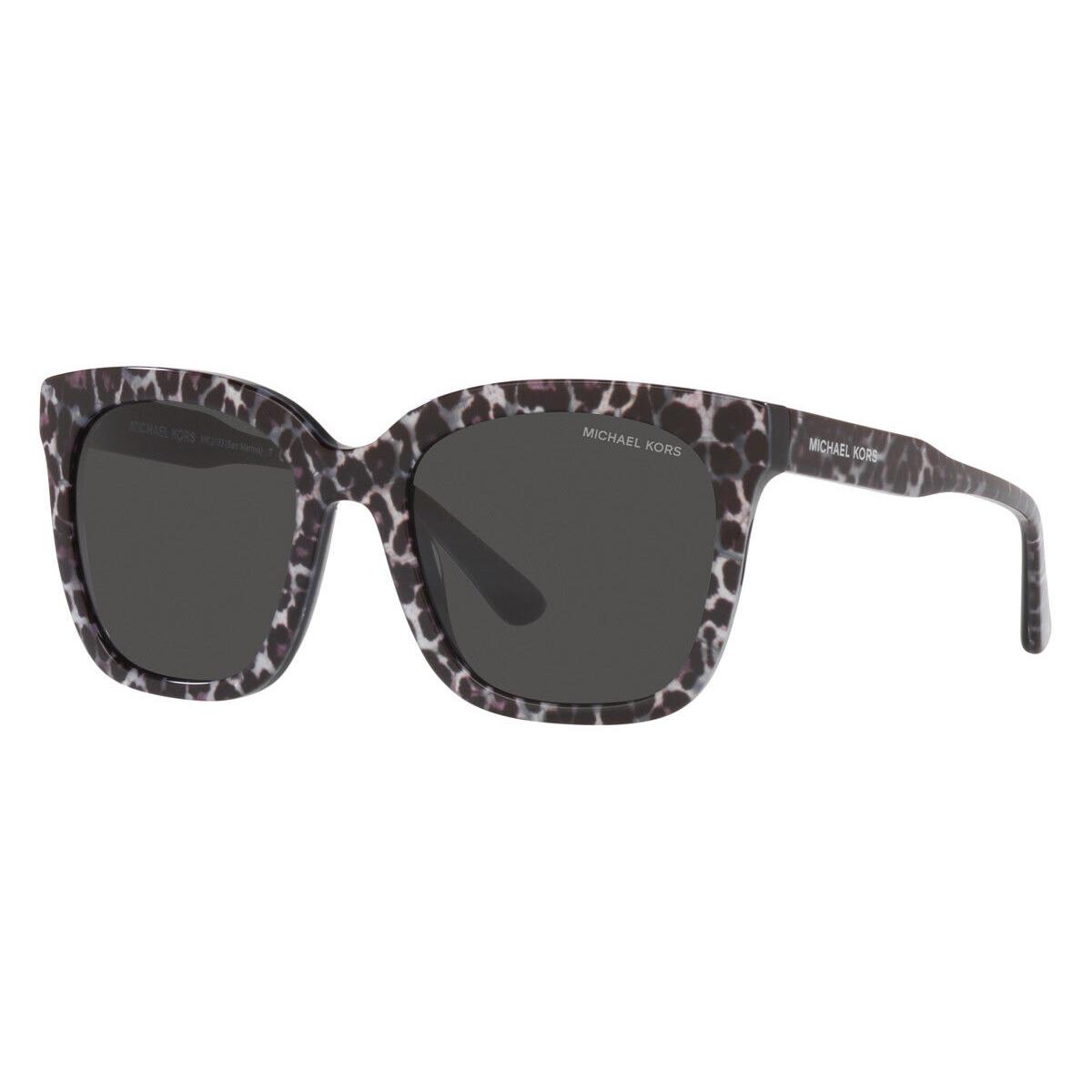 Michael Kors Women`s San Marino 52mm Black Leopard Sunglasses MK2163-391687-52