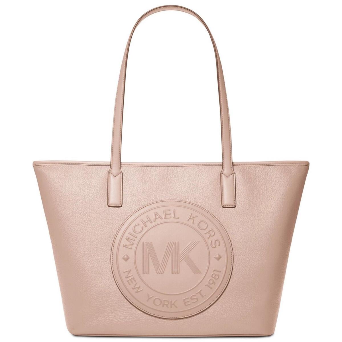 Michael Kors Fulton Sport Leather Tote Soft Pink Gold