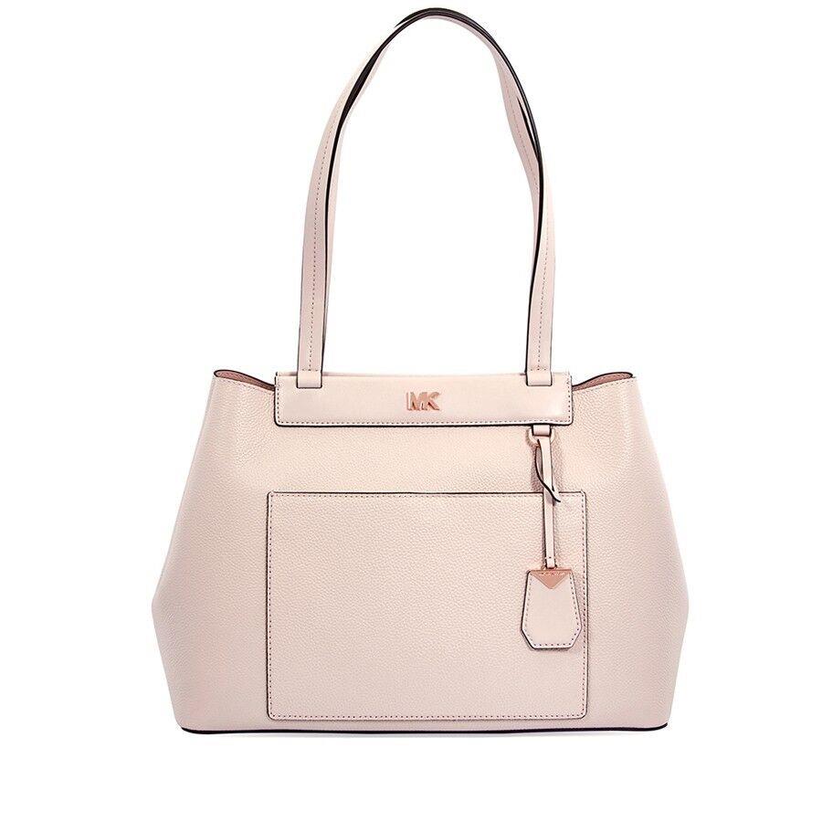 Michael Kors Women`s Meredith Leather Tote - Soft Pink