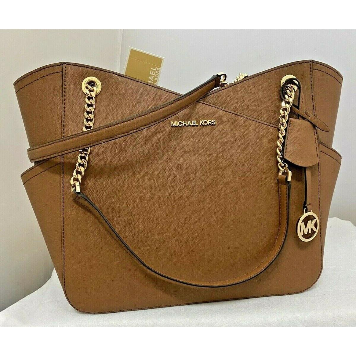 Michael Kors Leather Shoulder Tote Bag Purse Handbag Satchel Luggage