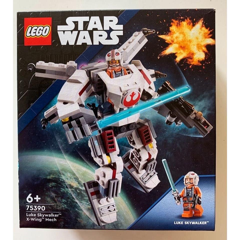 Lego Star Wars Luke Skywalker X-wing Mech 75390 Toy Building Kit 195 Pcs