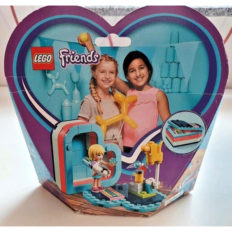 Lego Friends Stephanie`s Summer Heart Box 41386 Toy Building Kit 95 Pcs