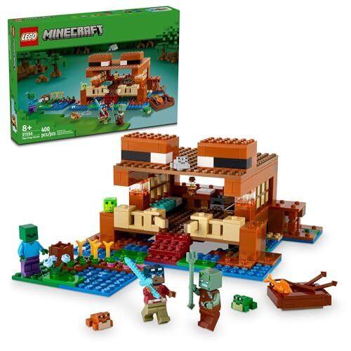 Lego Minecraft The Frog House Building Toy For Kids Minecraft Toy Ages 8+ 21256