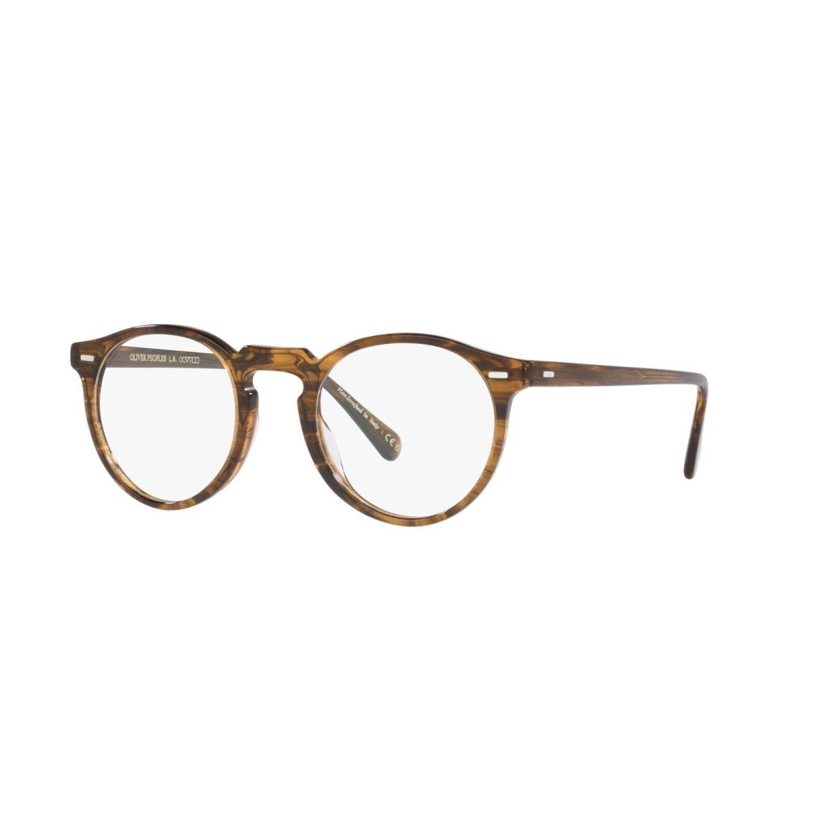 Oliver Peoples Gregory Peck OV 5186 Sepia Smoke 1689 45mm Eyeglasses