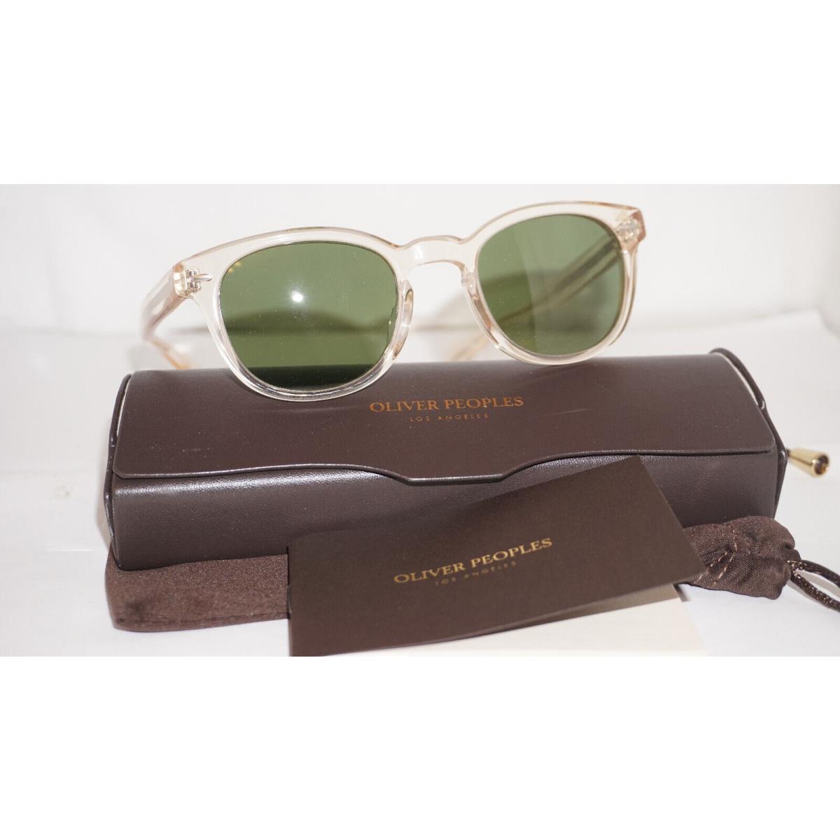 Oliver Peoples Sunglasses Sheldrake Transparent Green OV5036S 158052 47 222 145