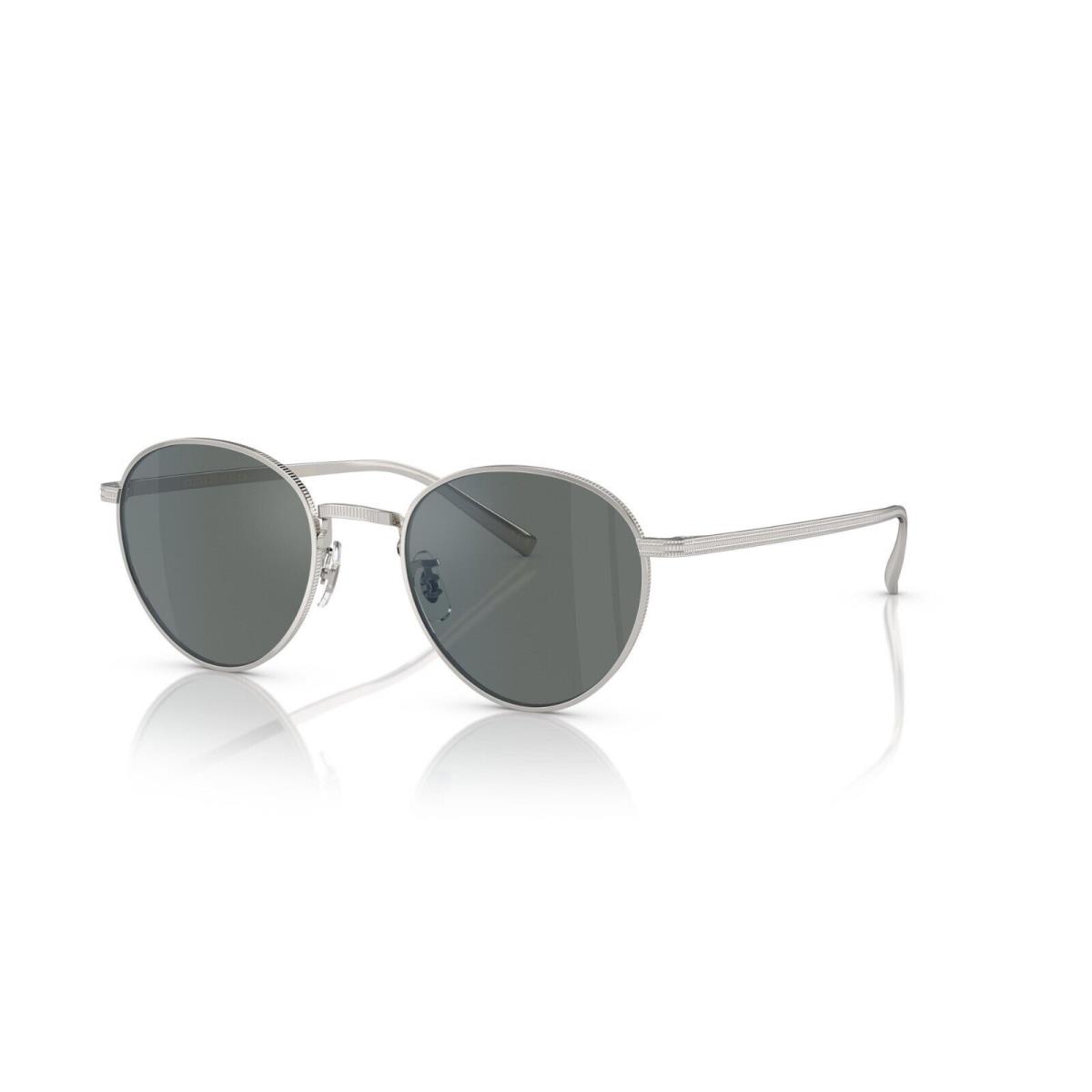 Oliver Peoples Rhydian OV 1336ST Silver/regal Blue 5036/W5 Sunglasses - Frame: Silver, Lens: Regal Blue