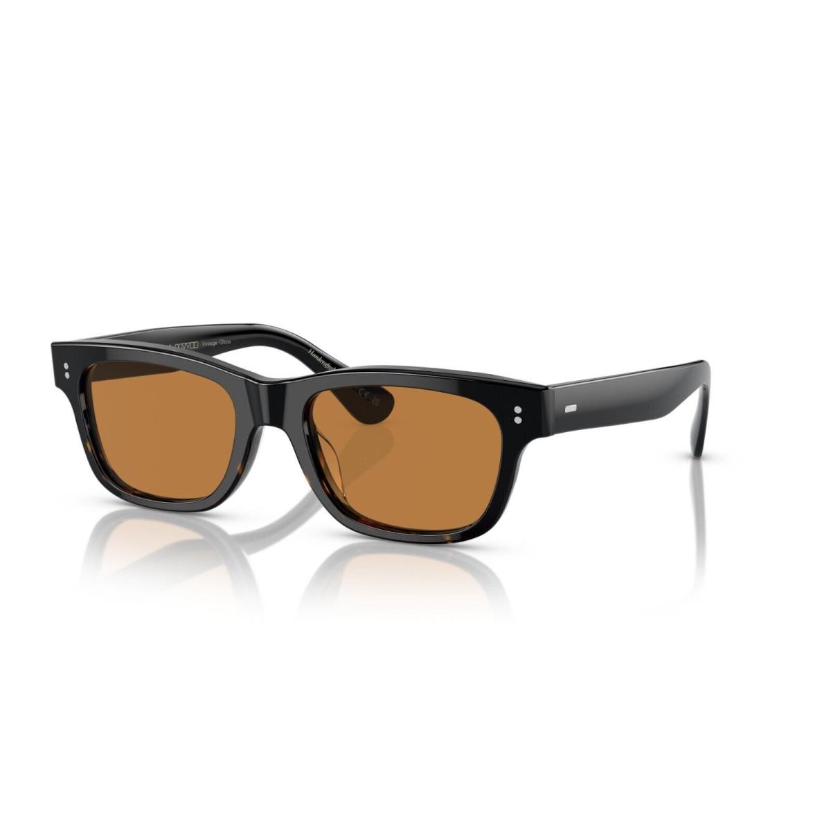 Oliver Peoples Rosson Sun OV 5540SU Shaded Black/cognac 1722/53 Sunglasses