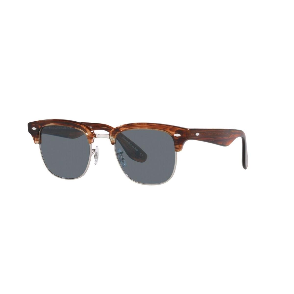 Oliver Peoples Capannelle OV 5486S Amber and Silver/indigo Photochrom Sunglasses