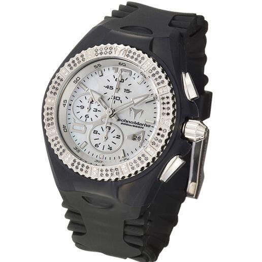 Technomarine Cruise 108043 Black and White Diamond Gel Band Cover 40mm