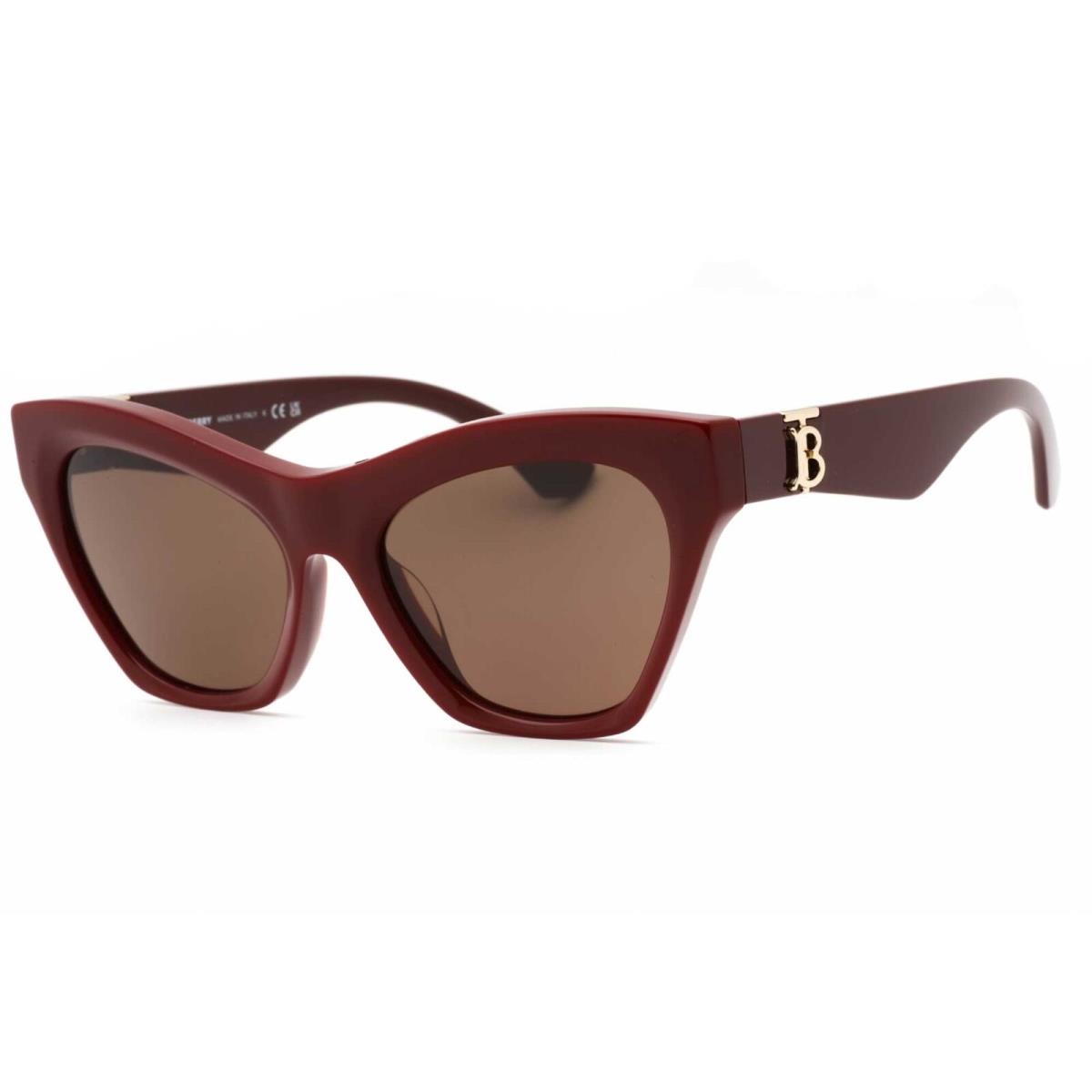 Burberry Women`s Sunglasses Bordeaux Plastic Cat Eye Full Rim 0BE4420U 411973