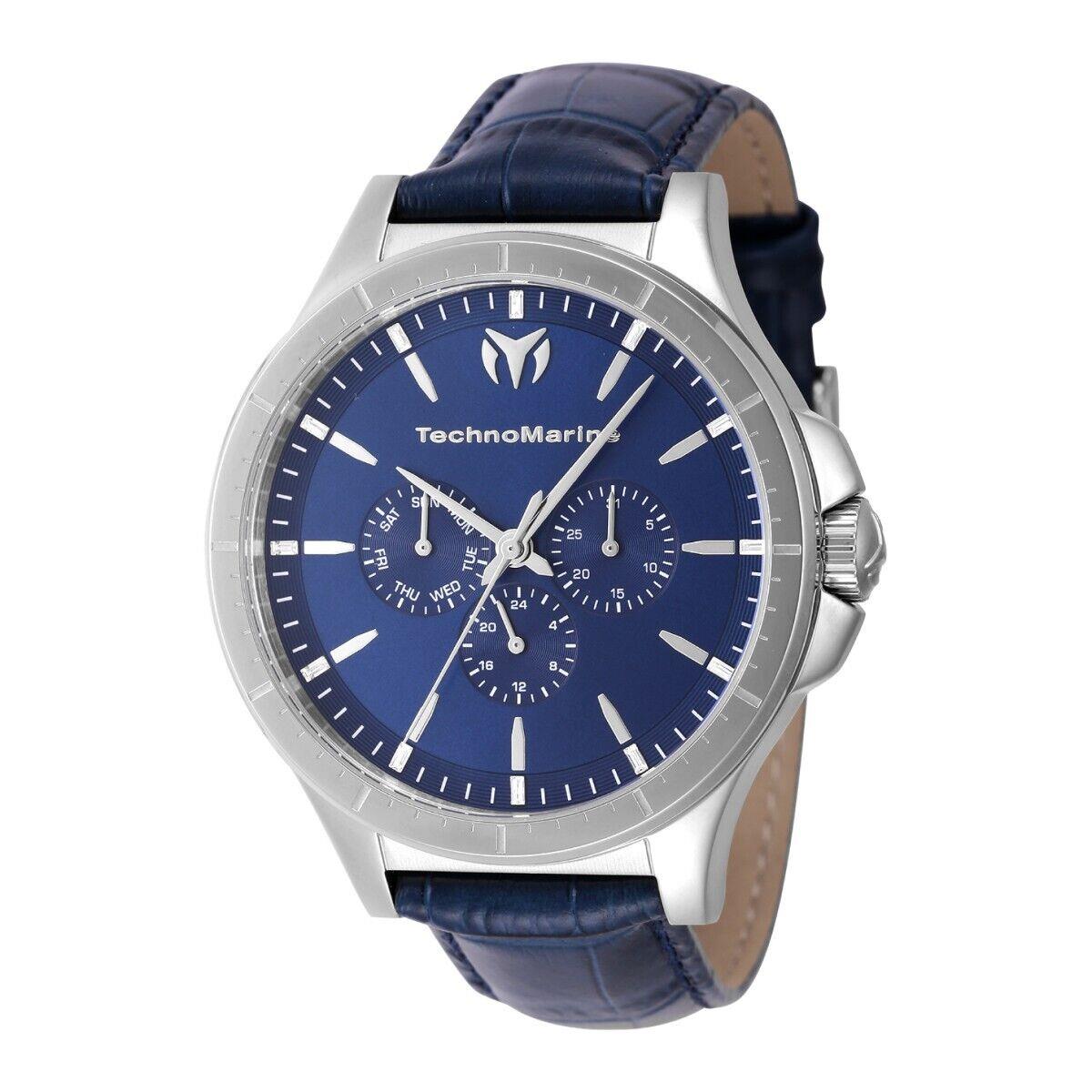 Technomarine Moonsun Men`s Watch - 45mm Blue TM-822027