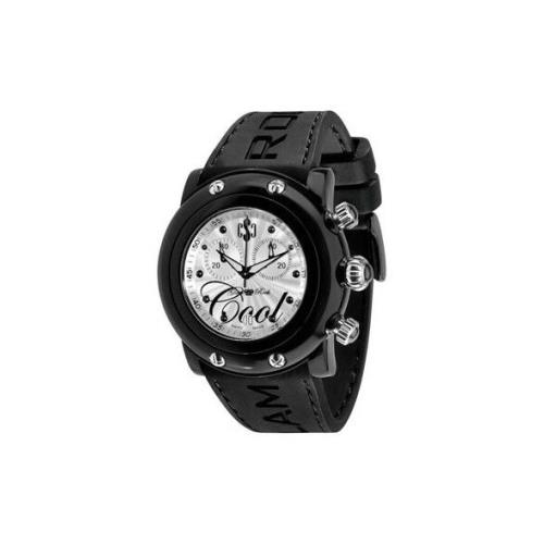 Technomarine Glam Rock GR62100 Miami Beach Cool Swiss Made Black Silicon Chronograph