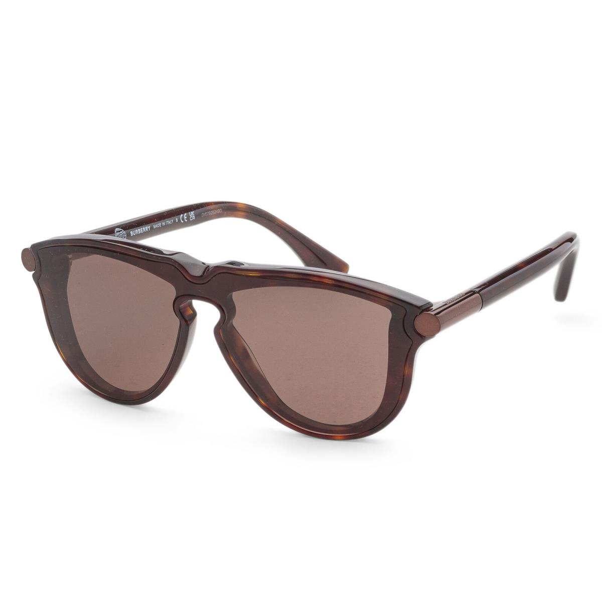 Burberry Men`s 36mm Dark Havana Sunglasses BE4427-300273-36 - Frame: Brown, Lens: Brown, Other Frame: Dark Havana