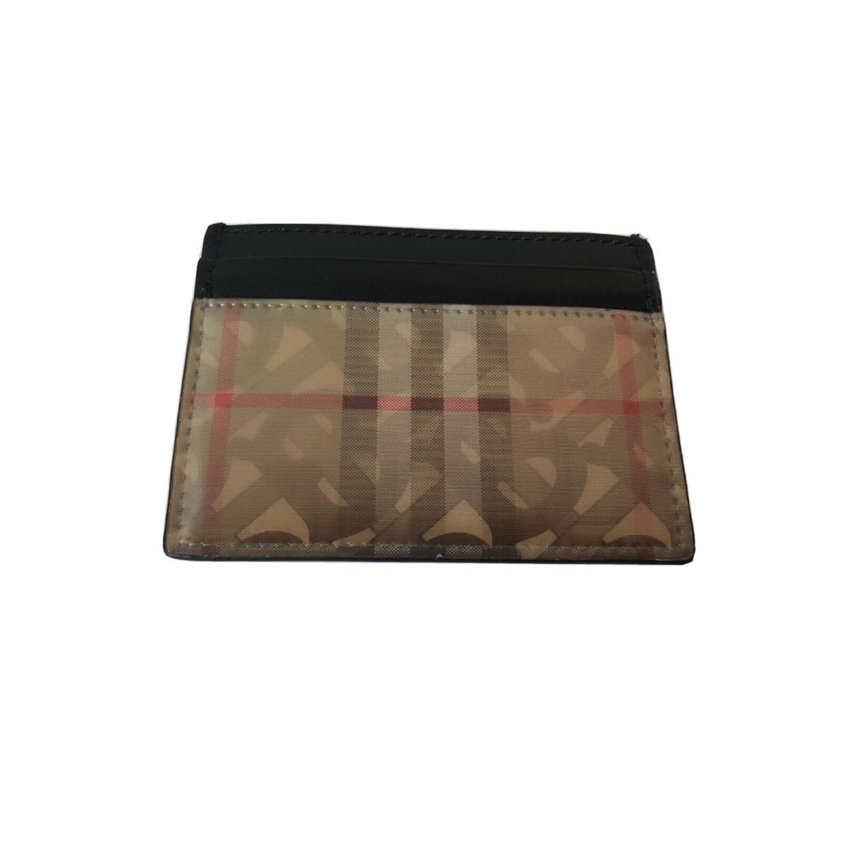 Burberry Sandon Card Case Wallet Holographic Classic Check Monogram