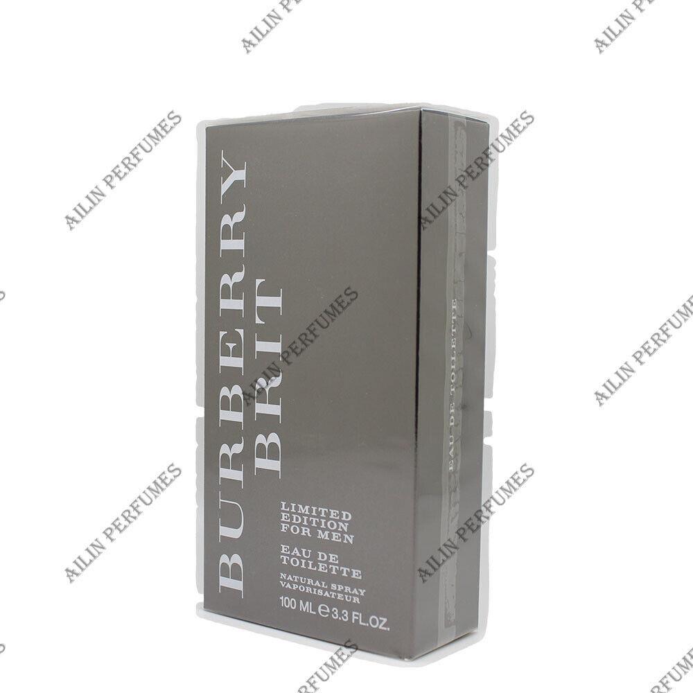 Brit Limited Edition by Burberry 3.3 oz 100 ml Eau de Toilette Spray Men