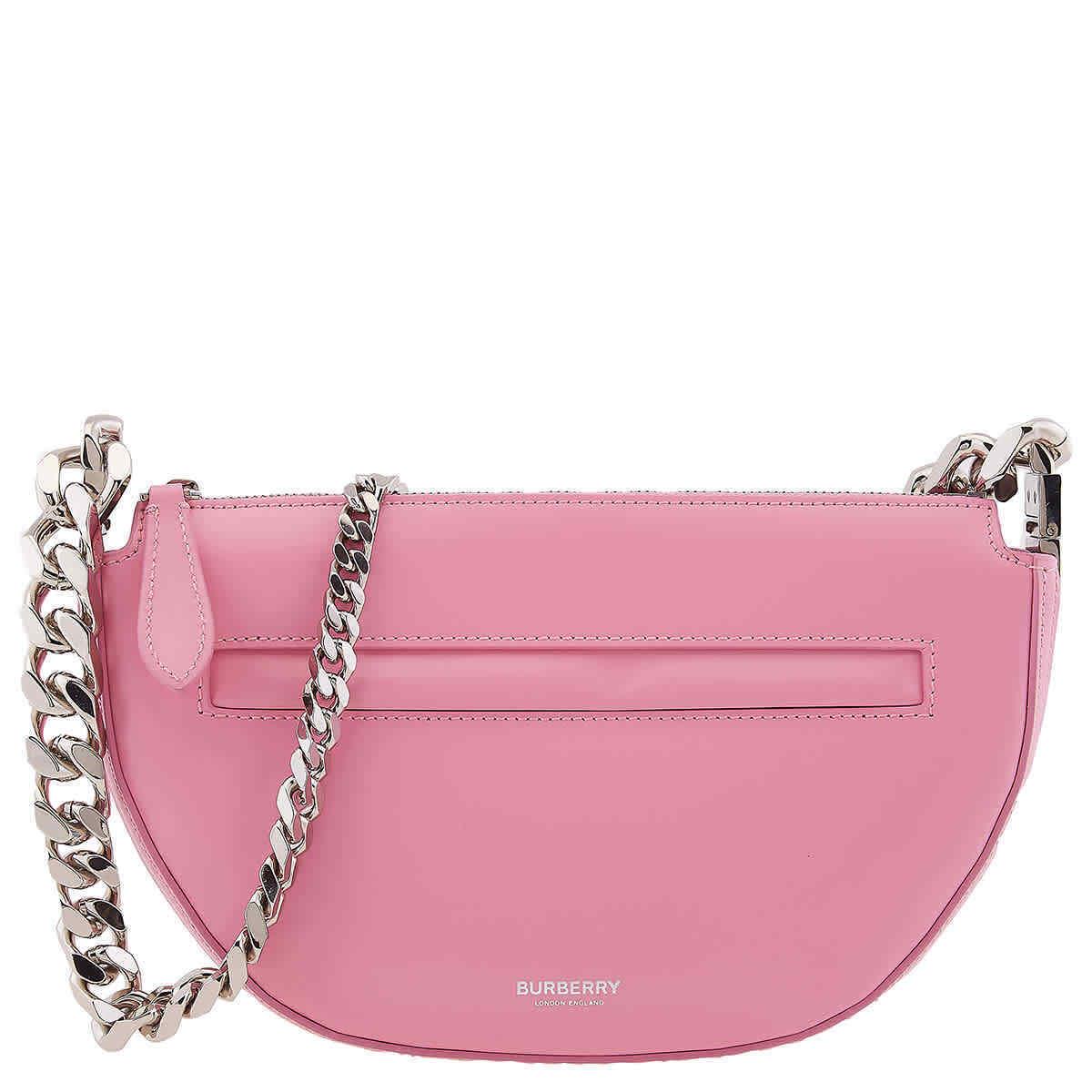 Burberry Primrose Pink Mini Olympia Leather Shoulder Bag 8045996