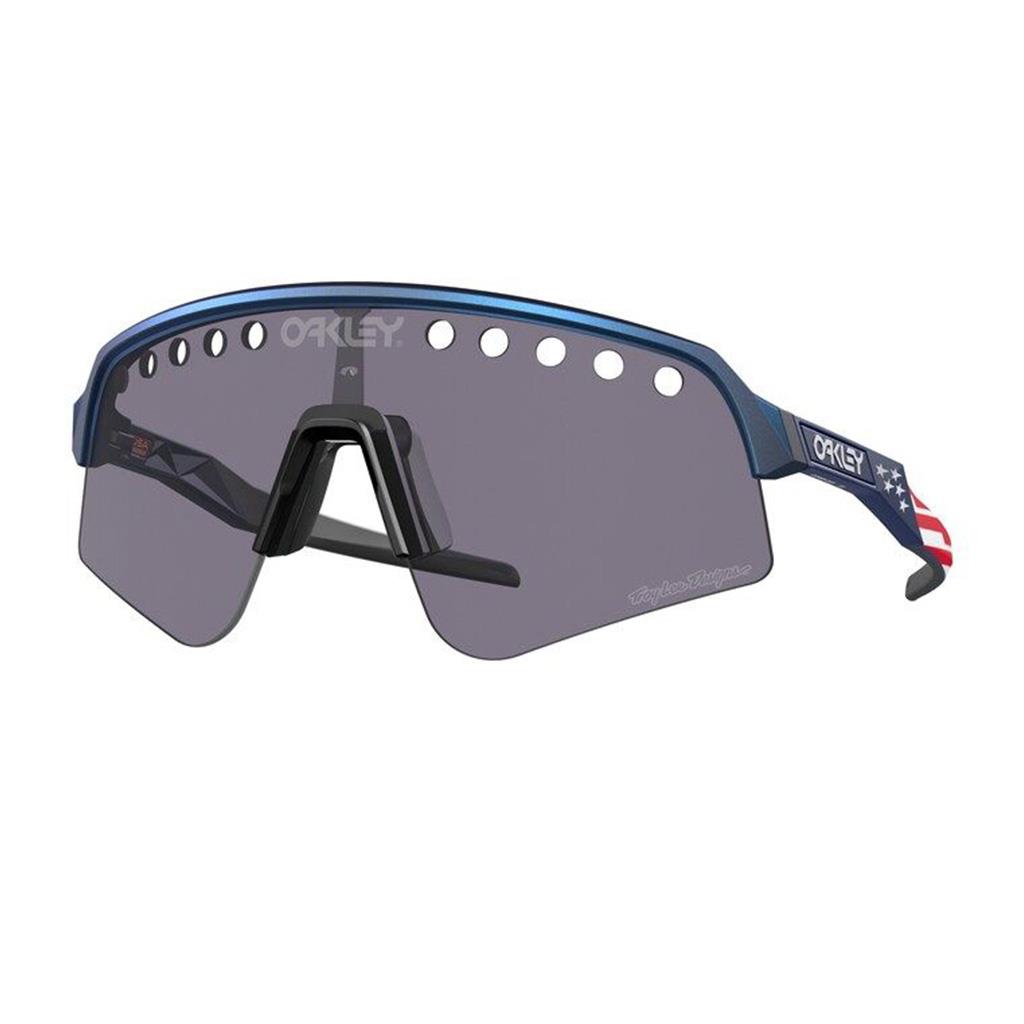 Oakley Sutro Lite Sweep Troy Lee Designs Series Sunglasses - Frame: Troy Lee Designs Blue Colorshift