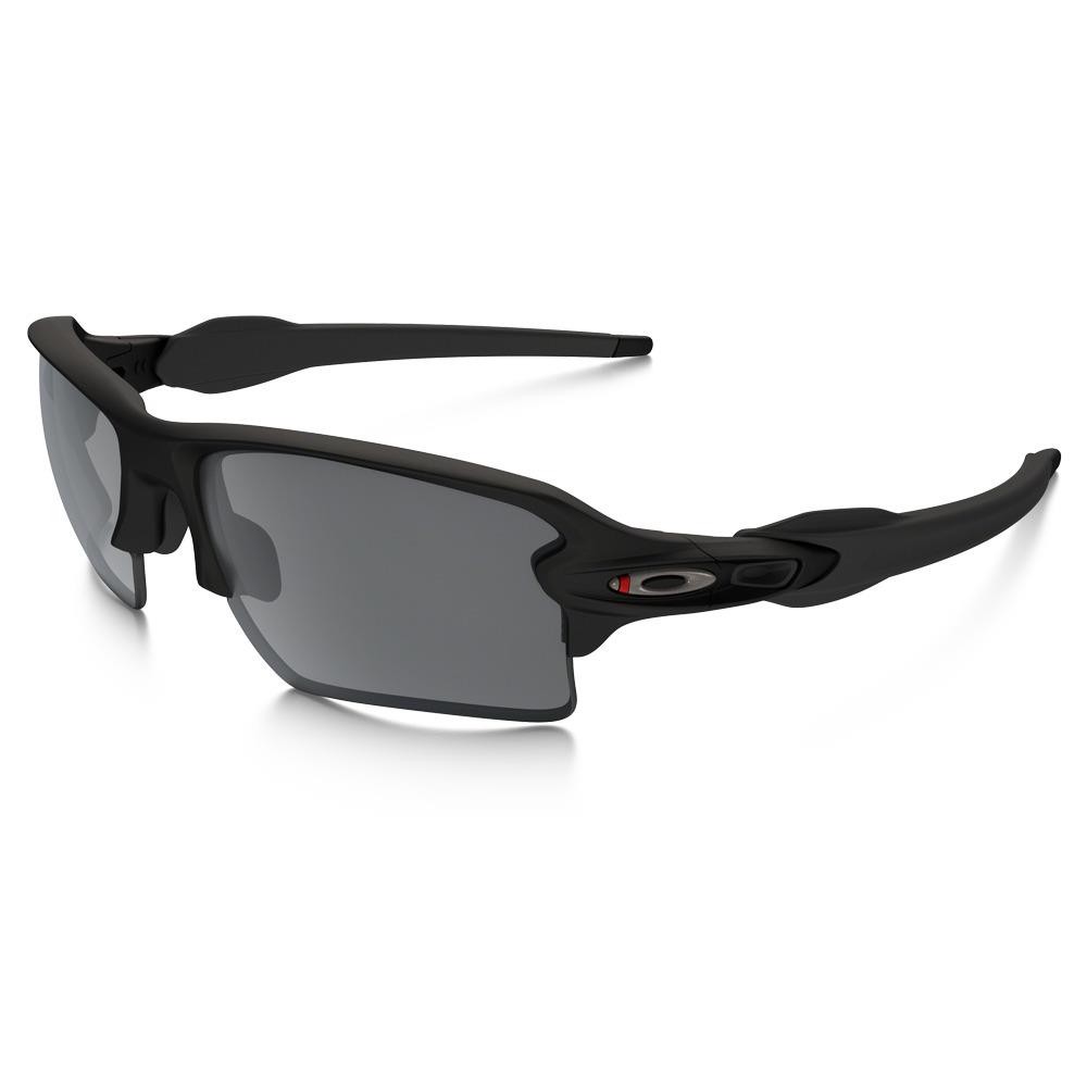 Oakley SI Flak 2.0 XL Thin Red Line Satin Black Frames w/ Black Iridium Lenses