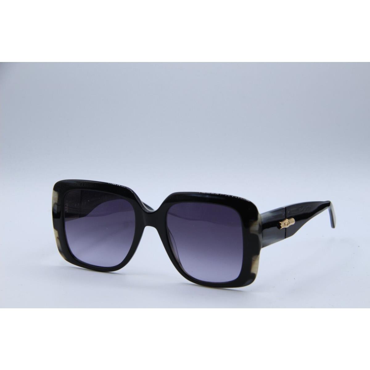 Longchamp LO 713S 003 Black Horn Sunglasses 53-20