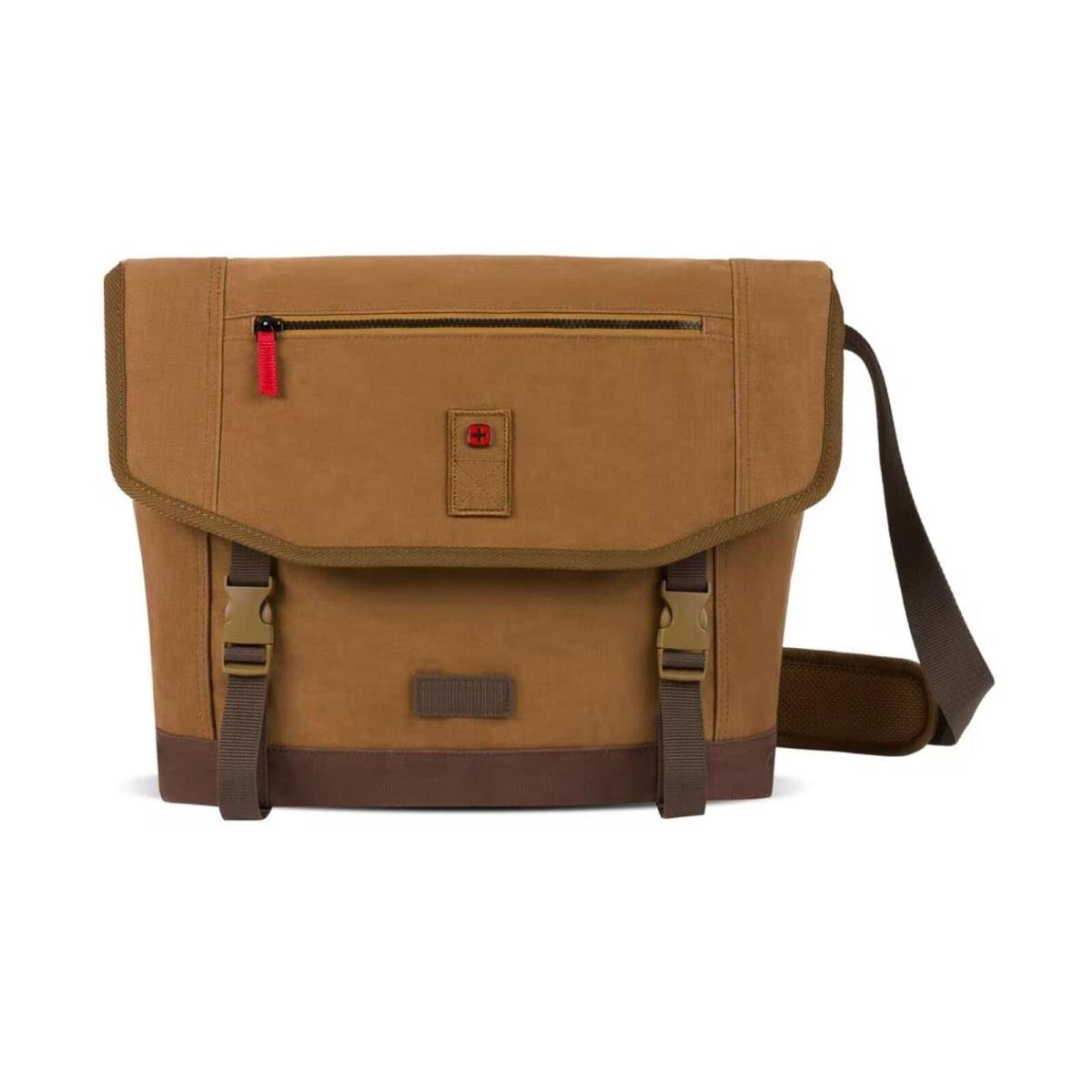 Wenger Corfe 16 Inch Messenger Bag with Tablet Pocket- Camel