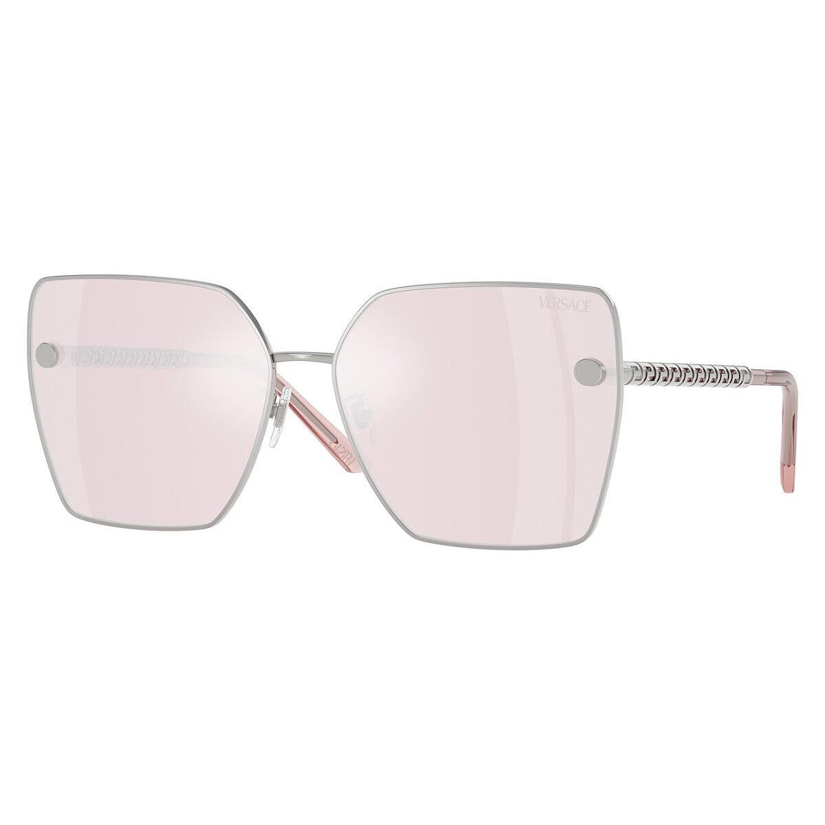 Versace Women`s 63mm Silver Sunglasses VE2270D-10007V-63