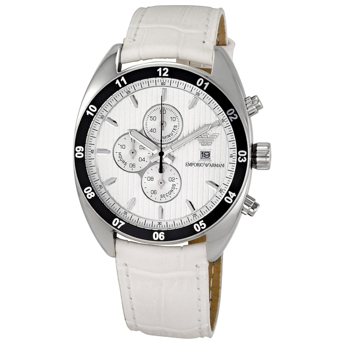 Emporio Armani Men`s AR5915 Sportivo Silver Dial Watch - Silver