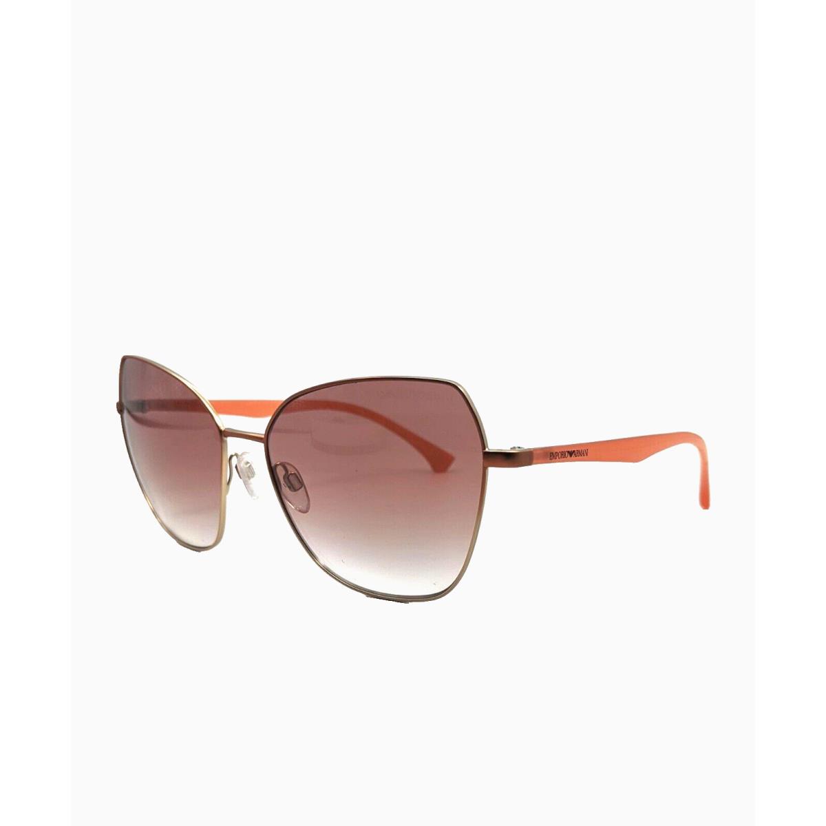 Emporio Armani EA 2095 Matte Bronze Gradient Pink 57/16/140 Women`s Sunglasses