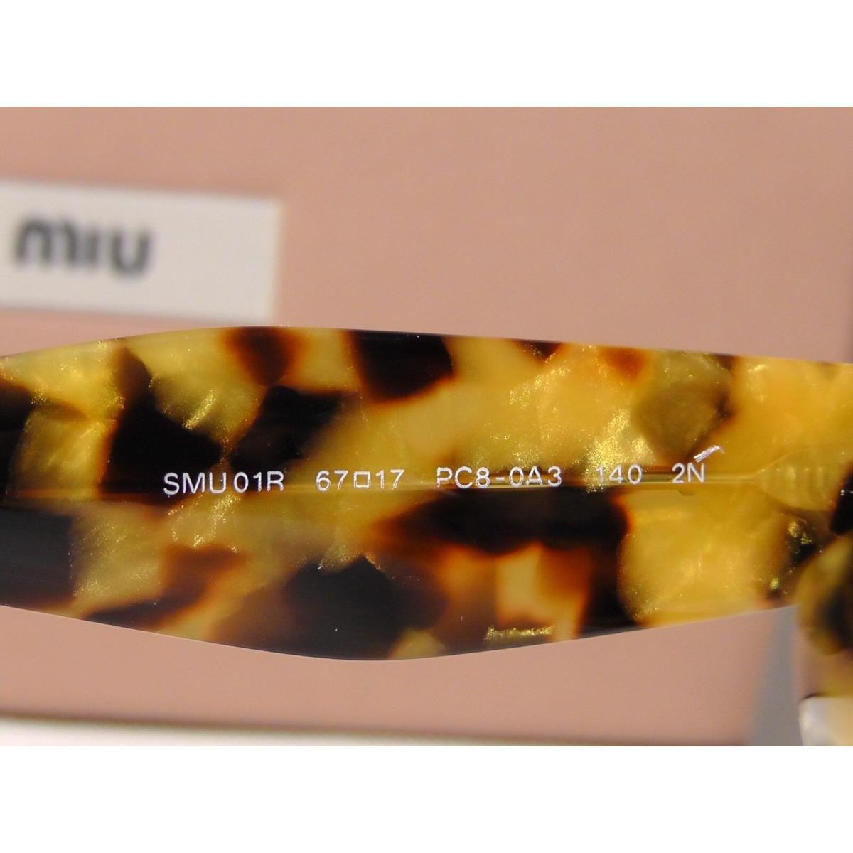 Miu Miu sunglasses  - Light Havana Frame, Gray / Yellow Lens 5