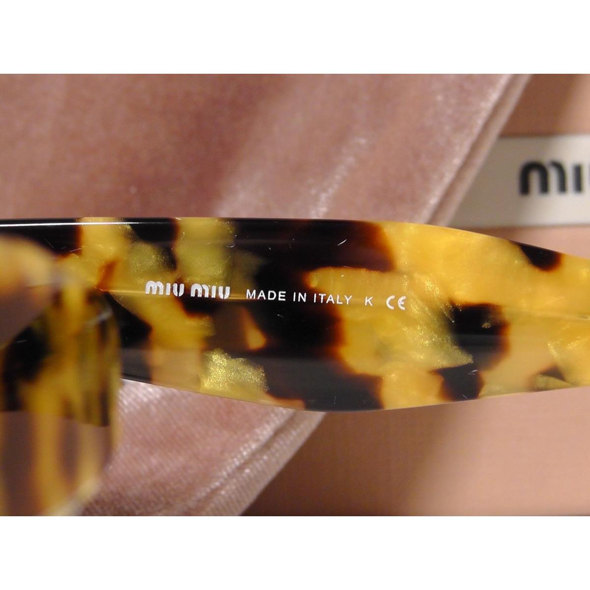 Miu Miu sunglasses  - Light Havana Frame, Gray / Yellow Lens 4