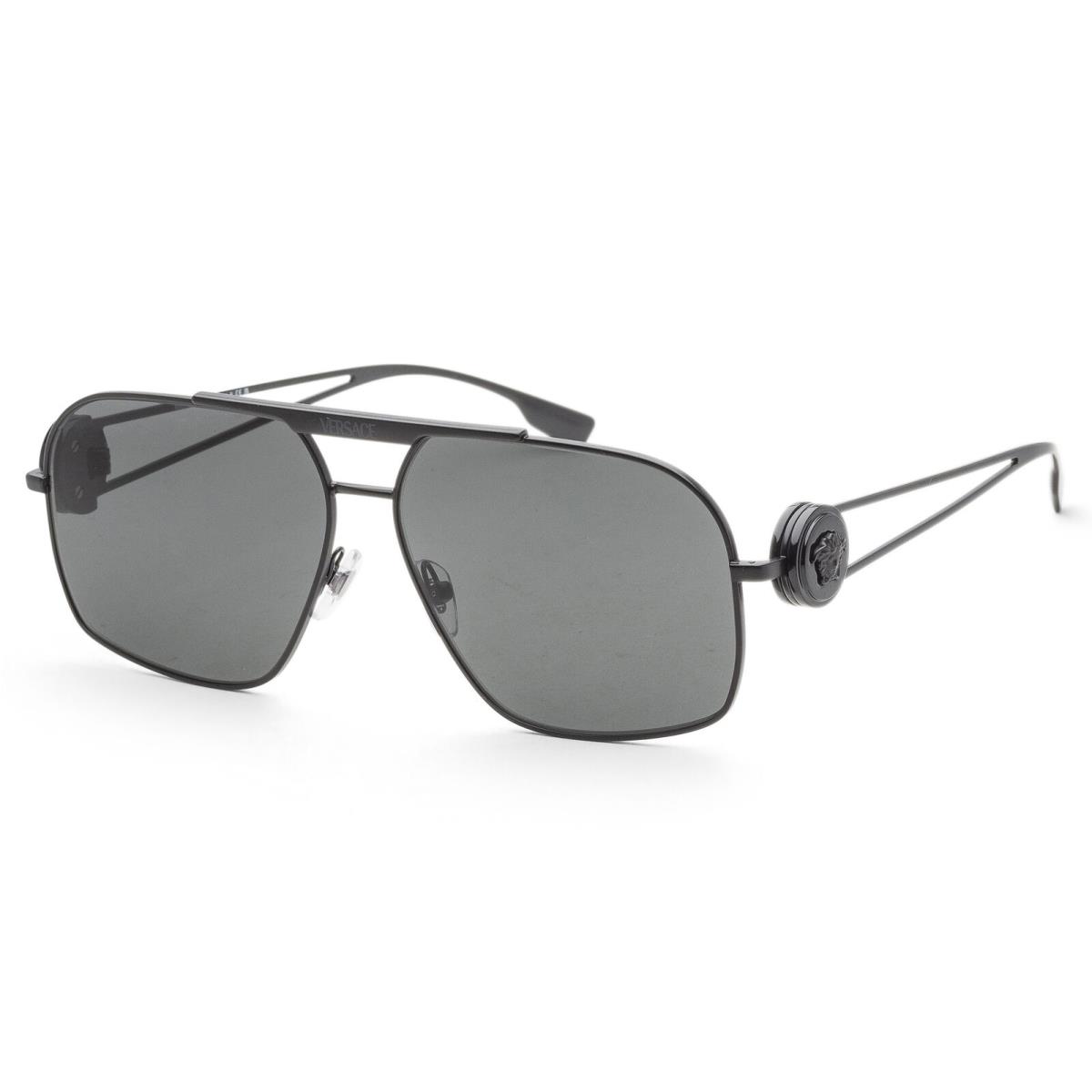 Versace Men`s 62mm Matte Black Sunglasses VE2269-143387-62