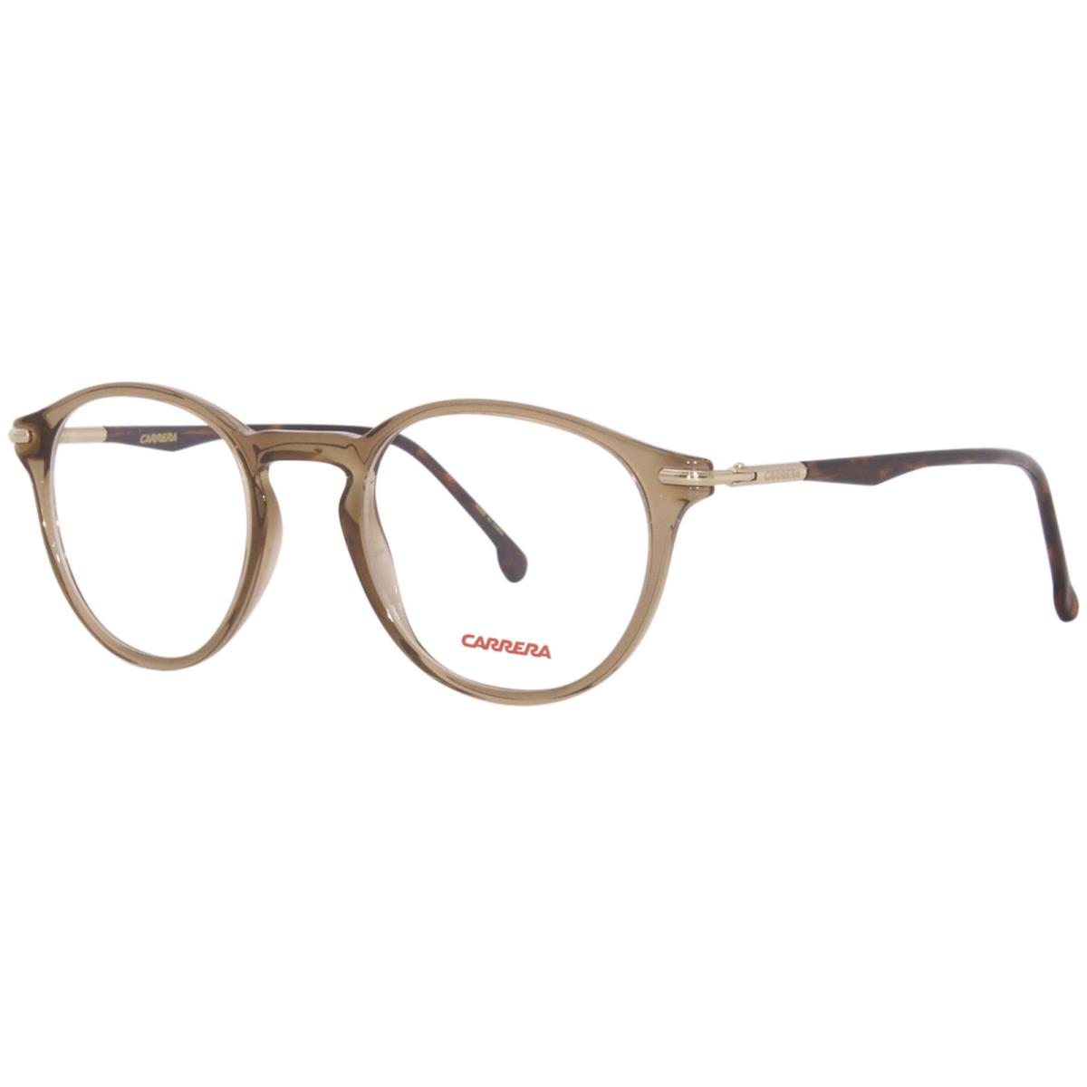 Carrera 284 10A Eyeglasses Frame Beige Full Rim Round Shape 49mm