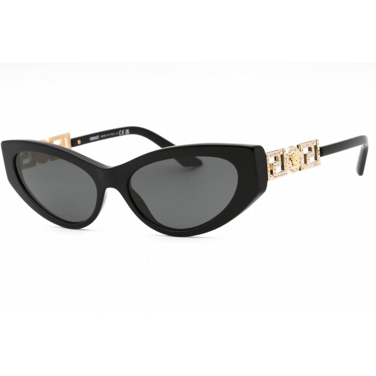 Versace VE4470B-GB187-56 Sunglasses Size 56mm 140mm 16mm Black Women