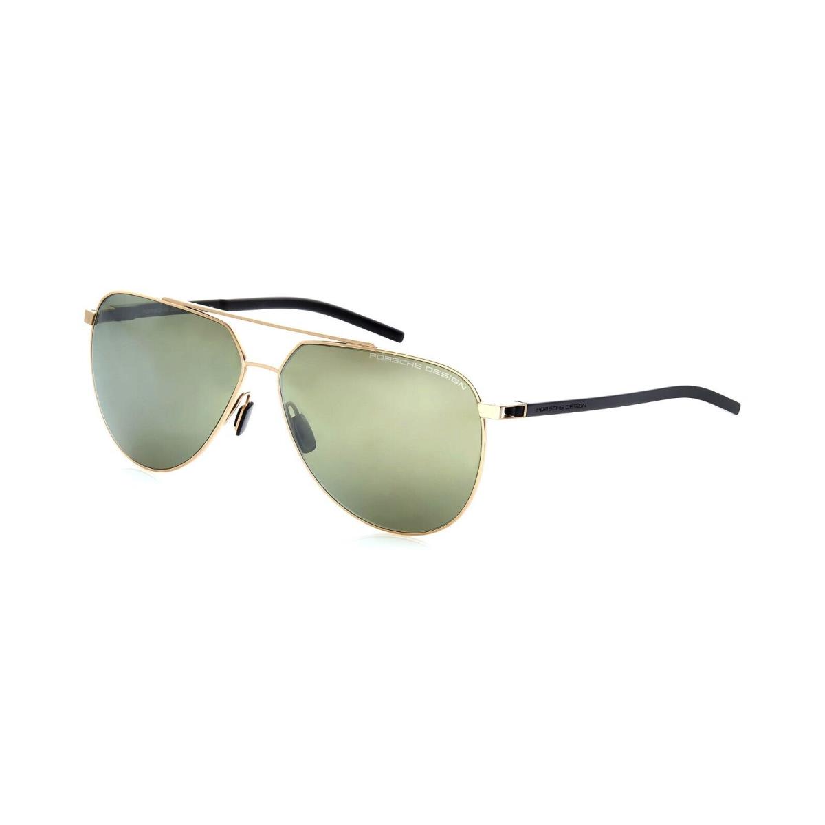 Porsche Design Sunglasses P8968 C Gold Black/olive Light Lenses