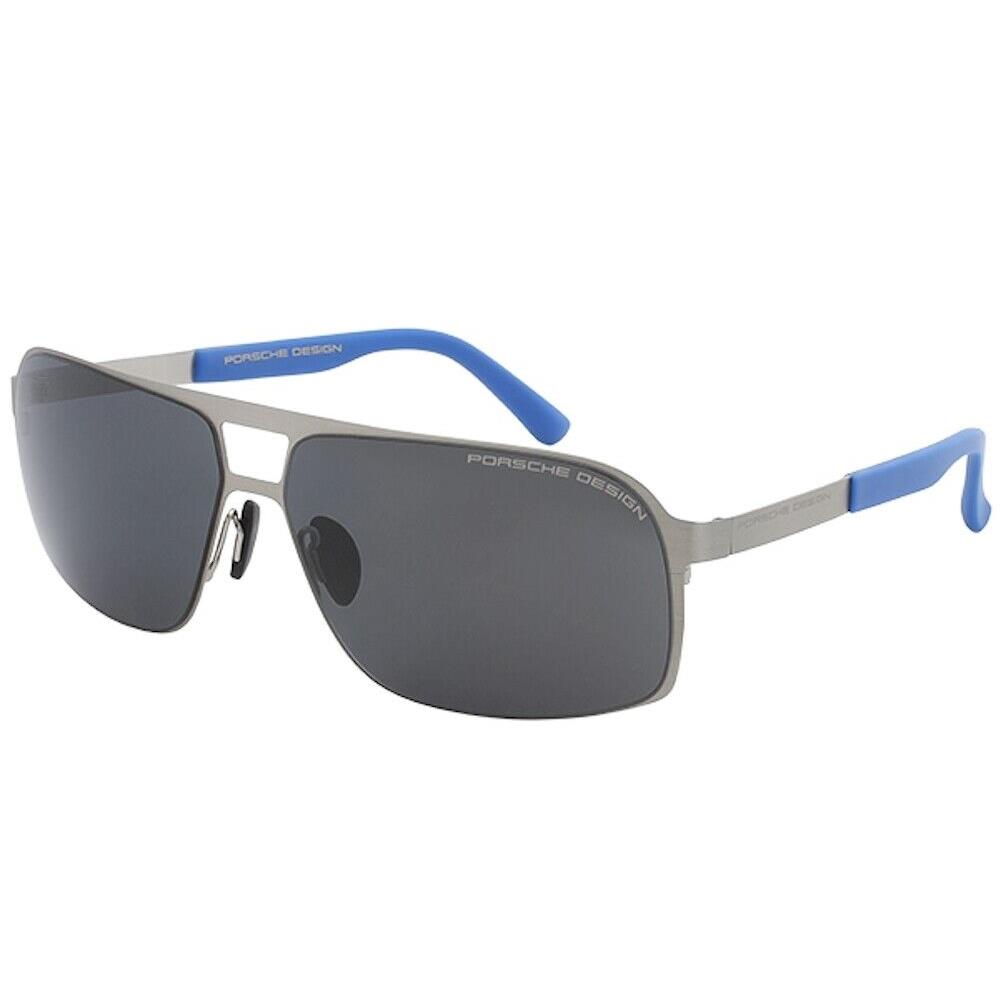 Porsche Design Men`s P8579 P`8579 C Palladium/gray Fashion Sunglasses 65mm