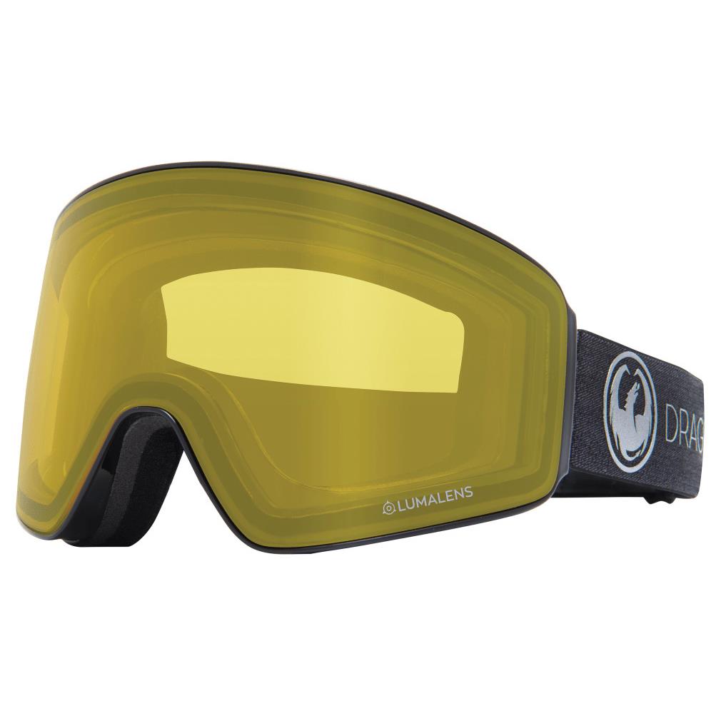 Dragon Alliance Pxv Goggles One Size ECHO/LUMALENS PHOTOCHROMIC YELLOW