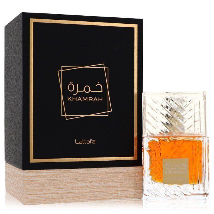 Lattafa Khamrah by Lattafa Eau De Parfum Spray 3.4oz/100ml For Unisex