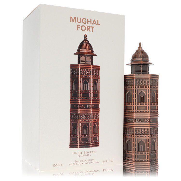 Niche Emarati Mughal Fort by Lattafa Eau De Parfum Spray Unisex 3.4 oz For Wo