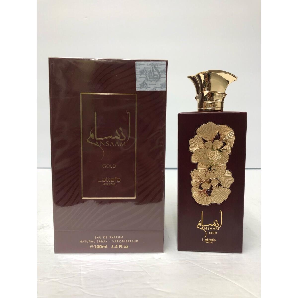 Ansaam Gold by Lattafa Pride For Unisex Edp Spray 100ml e 3.4 Fl.oz