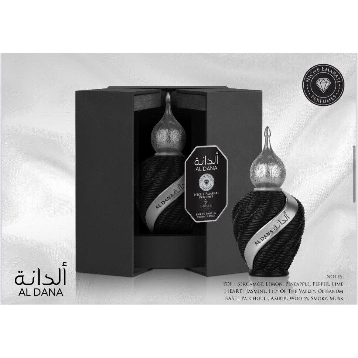 Al Dana Edp Perfume By Lattafa Niche Emarati 100 ML Hot Newest Super Release