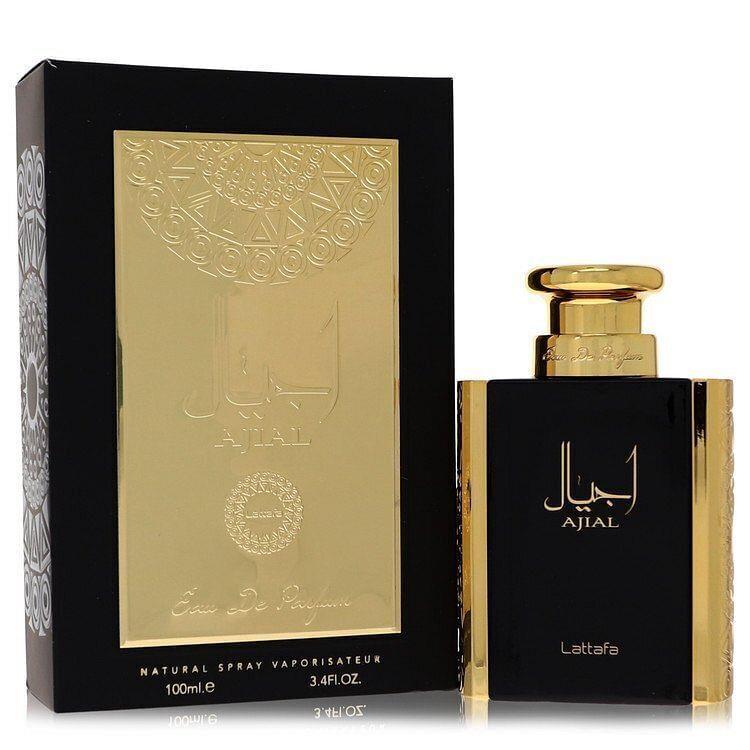 Lattafa Ajial by Lattafa Eau De Parfum Spray 3.4 oz Men