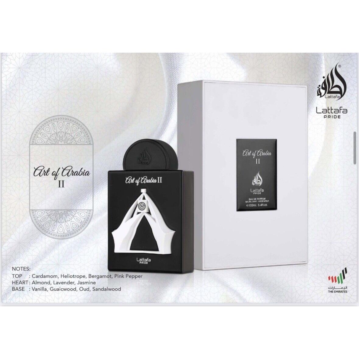 Art Of Arabia II Edp Perfume By Lattafa Pride 100 ML Hot Release