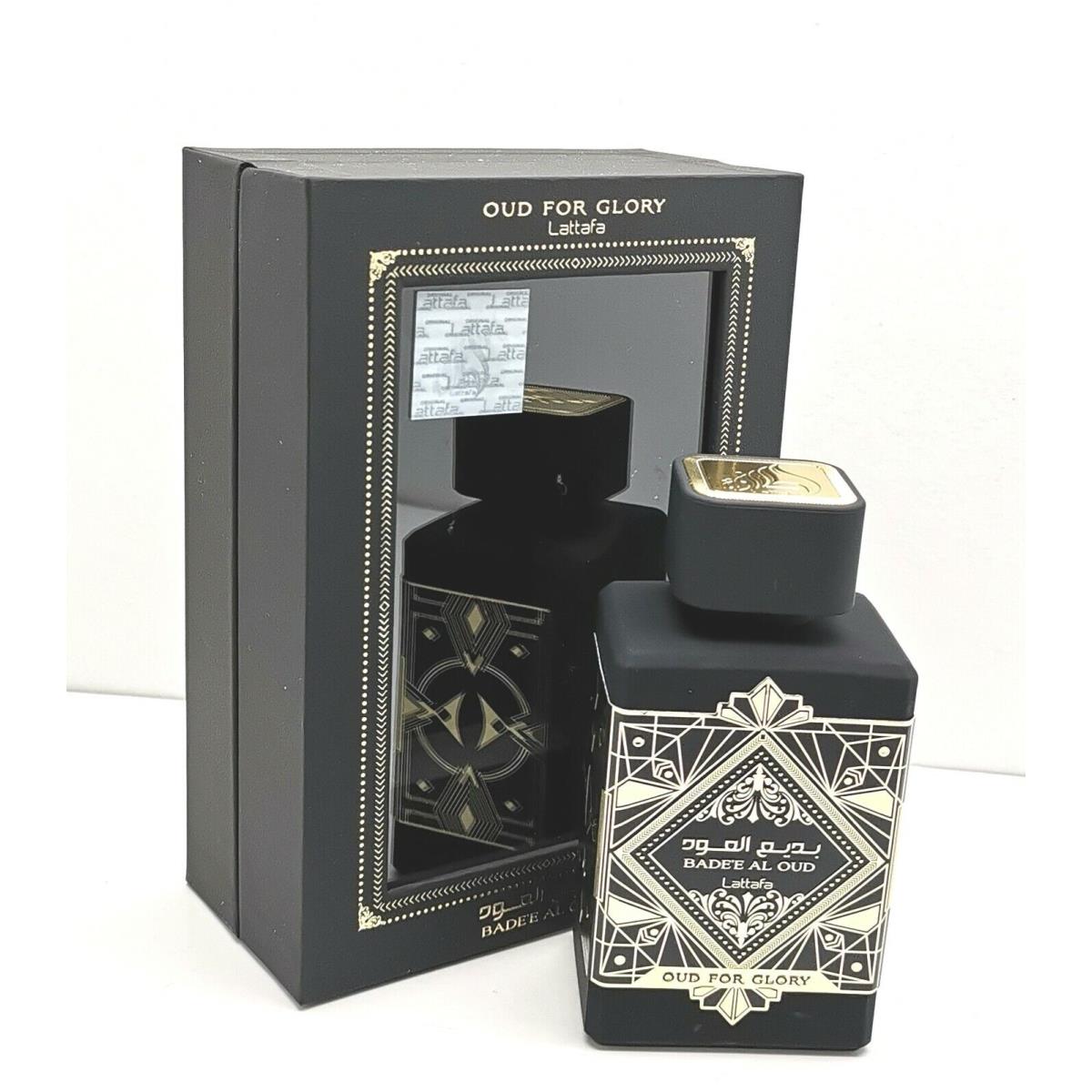 Lattafa Oud For Glory Badee AL Oud 3.4 Fl.oz 100 ML Eau DE Parfum Spray For Unisex