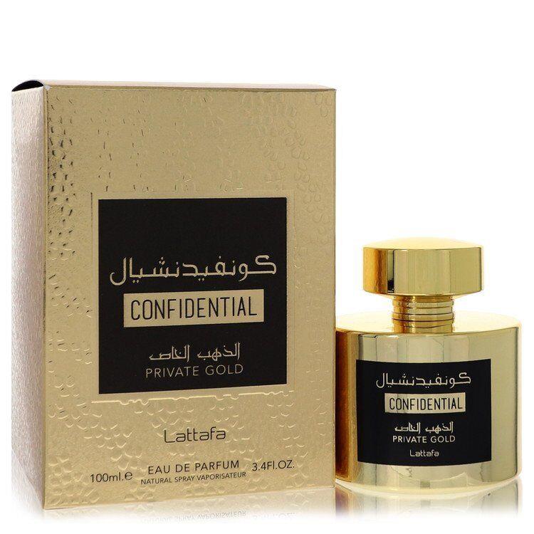 Lattafa Confidential Private Gold Eau De Parfum Spray 100ml